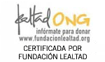 Consultar el certificado de evaluación de la Fundación Lealtad, formato PDF